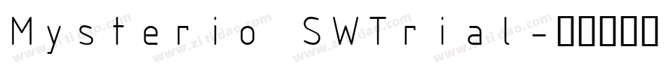 Mysterio SWTrial字体转换